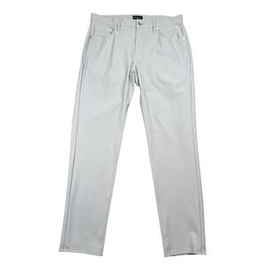 Proper Cloth Pants Men's 32x30 Grey Milano Light Performance Knit Golf Casual